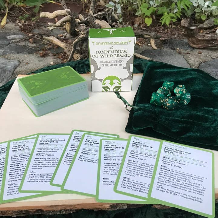 Gemhammer and Sons - Wholesale Card Game - The Compendium of Wild Beasts1