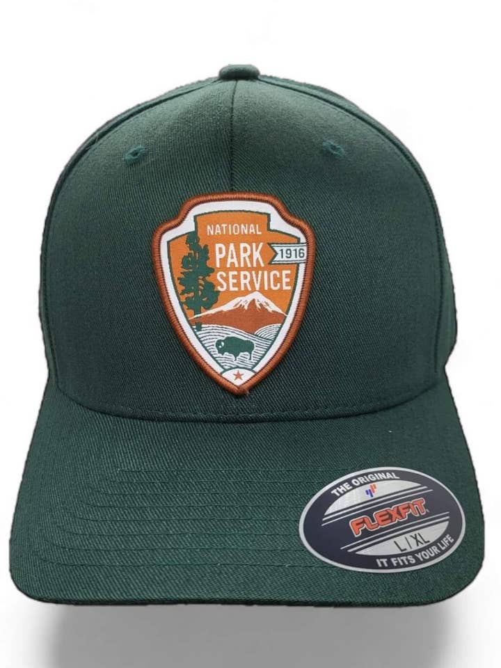 Chapéu Flexfit do Serviço dos Parques Nacionais - Boné de Beisebol para actividades ao ar livre por atacado de Moove Headwear