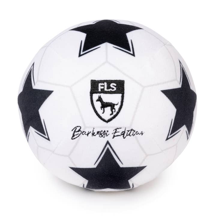 Pet Palette Distribution - Wholesale Pet Plush Toy - Dog - FuzzYard Soccer Ball Plush Dog Toy0