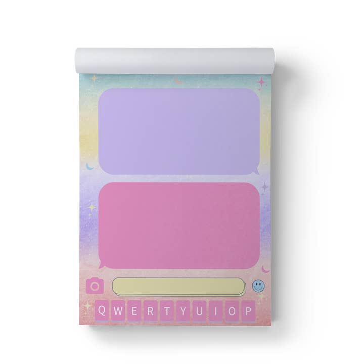 Bloc-notes Message Desktop pour la vente par Designs by Tene