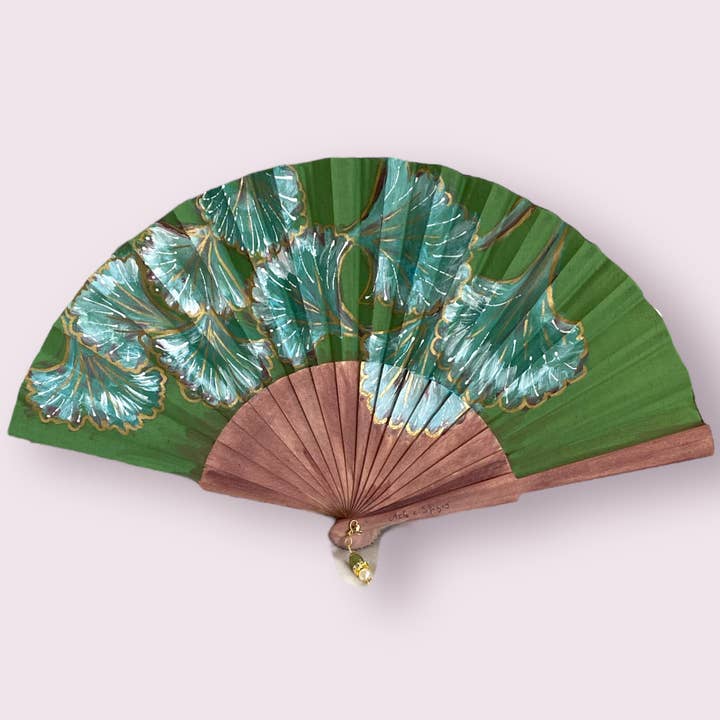 Arte e sfizio - Wholesale Handheld Folding Fan - painted flower fans9