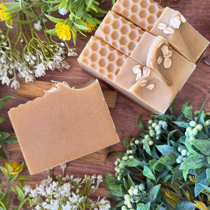 Ashley Marie Soap - Wholesale Bar Soap - Milk, Oats & Honey Bar Soap | Soothing Handmade Artisan3