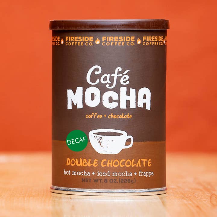 DECAF Café Mocha 8oz - Choose your Flavor for wholesale by Fireside Coffee Co.