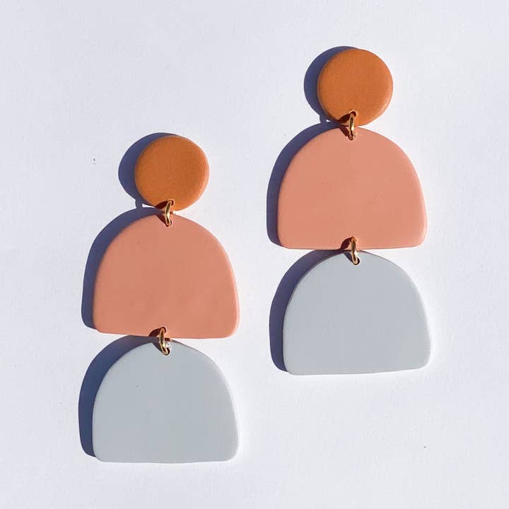 Frühlings Color Block Ohrringe für den Großhandel von The Color Theory