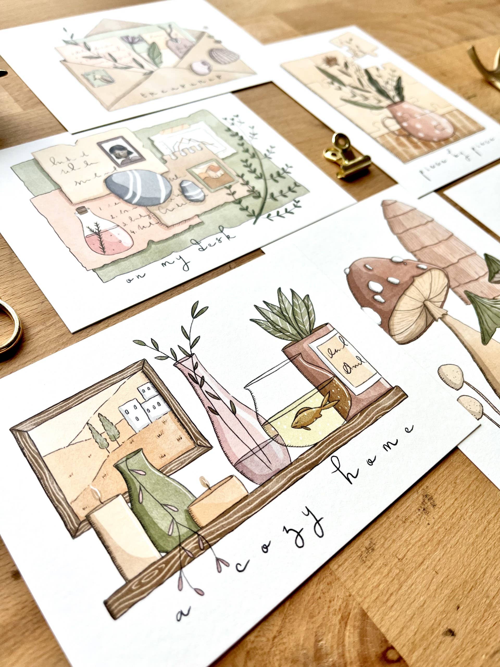 Nikki Dotti - Wholesale Art Print - Art print set - At home1