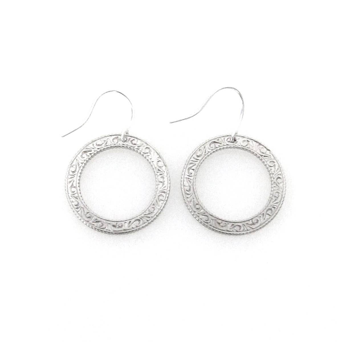 Jessica Elliot Jewelry - Vente Boucles d'oreilles pendantes - petites boucles d'oreilles Eternity Circle2