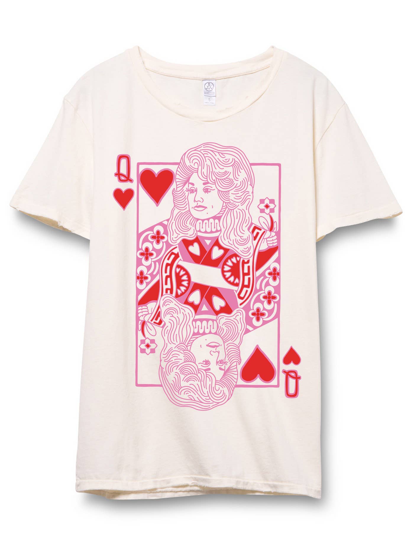 Schnell Studio - Wholesale Screen Printed T-Shirt - Women's - Queen of Hearts Tee0