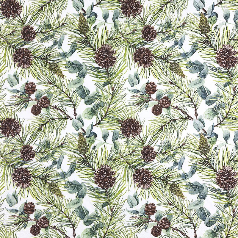 Home Fashion - Carl Dietrich GmbH – Engroshandel Engangsserviet – Frokostservietter eukalyptus og fyrretræ2