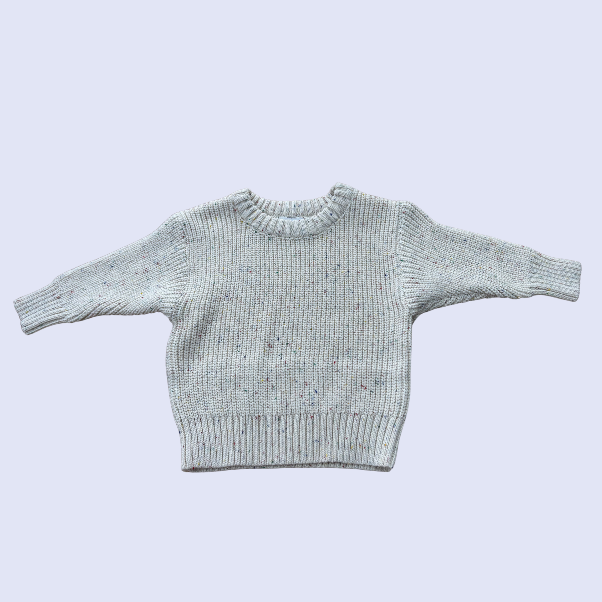 Milk Addict - Wholesale Knitted jumper – Baby - Milk Addict Speckled Knitted Jumper2