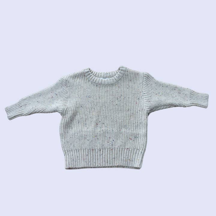 Milk Addict - Wholesale Knitted jumper – Baby - Milk Addict Speckled Knitted Jumper2