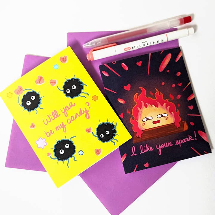 Ghibli greeting card for wholesale by shiinapop