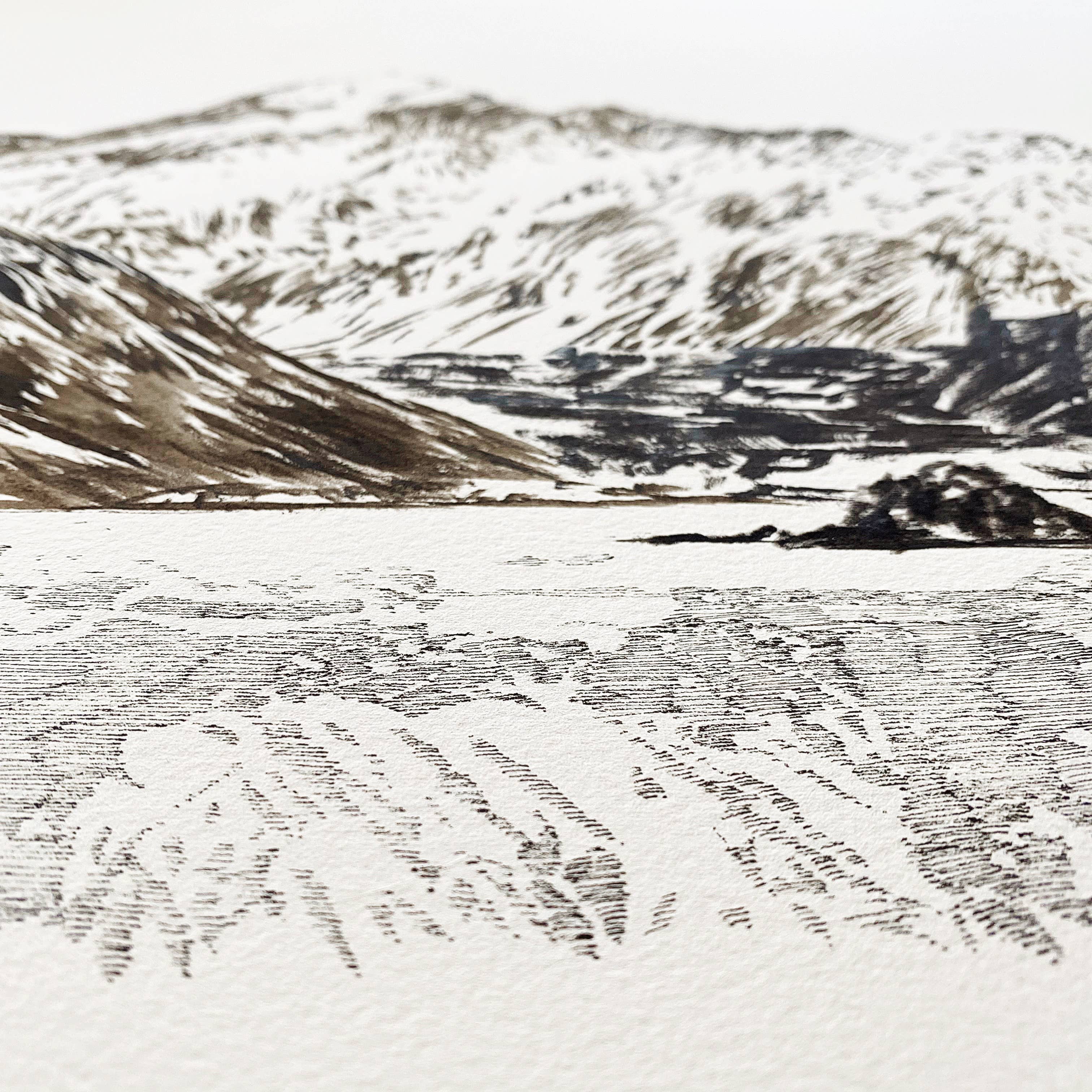 Turn-of-the-Centuries - Wholesale Art Print - Glacier Lake Banff No.4 Mountain Landscape Paintng ART PRINT3