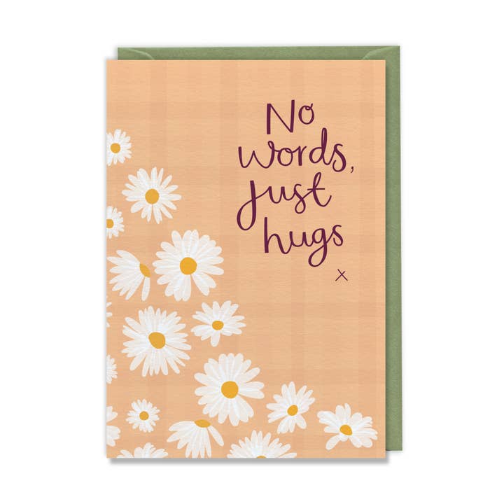 No words just hugs x Biglietto di auguri per la vendita all'ingrosso da parte di Two For Joy Illustration