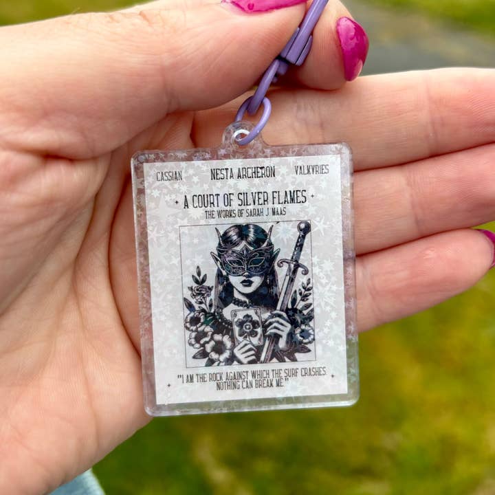 Porta-chaves ACTAR/ACOSF Poster Sparkly com fecho de gancho de dupla face por atacado de Awfullynerdy.co