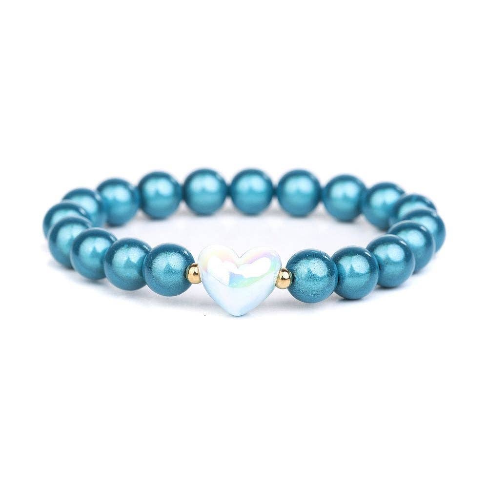 Fox by Ren GmbH - Vente Bracelet de perles - Bracelet Magic Pearls Heart II avec perles de 10 mm0