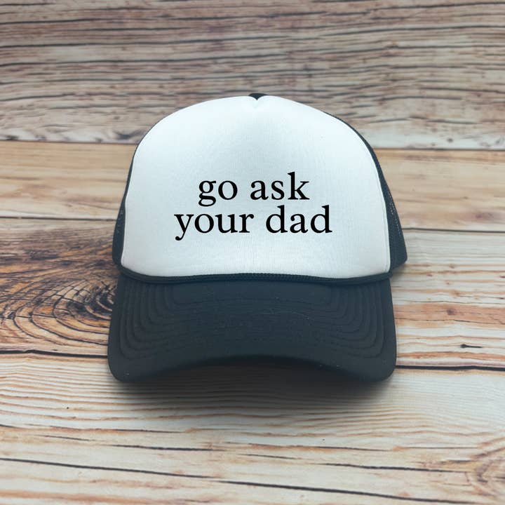 Sage & Soil - Wholesale Trucker Hat - Women's - Go Ask Your Dad Mid-Profile Trucker Hat5