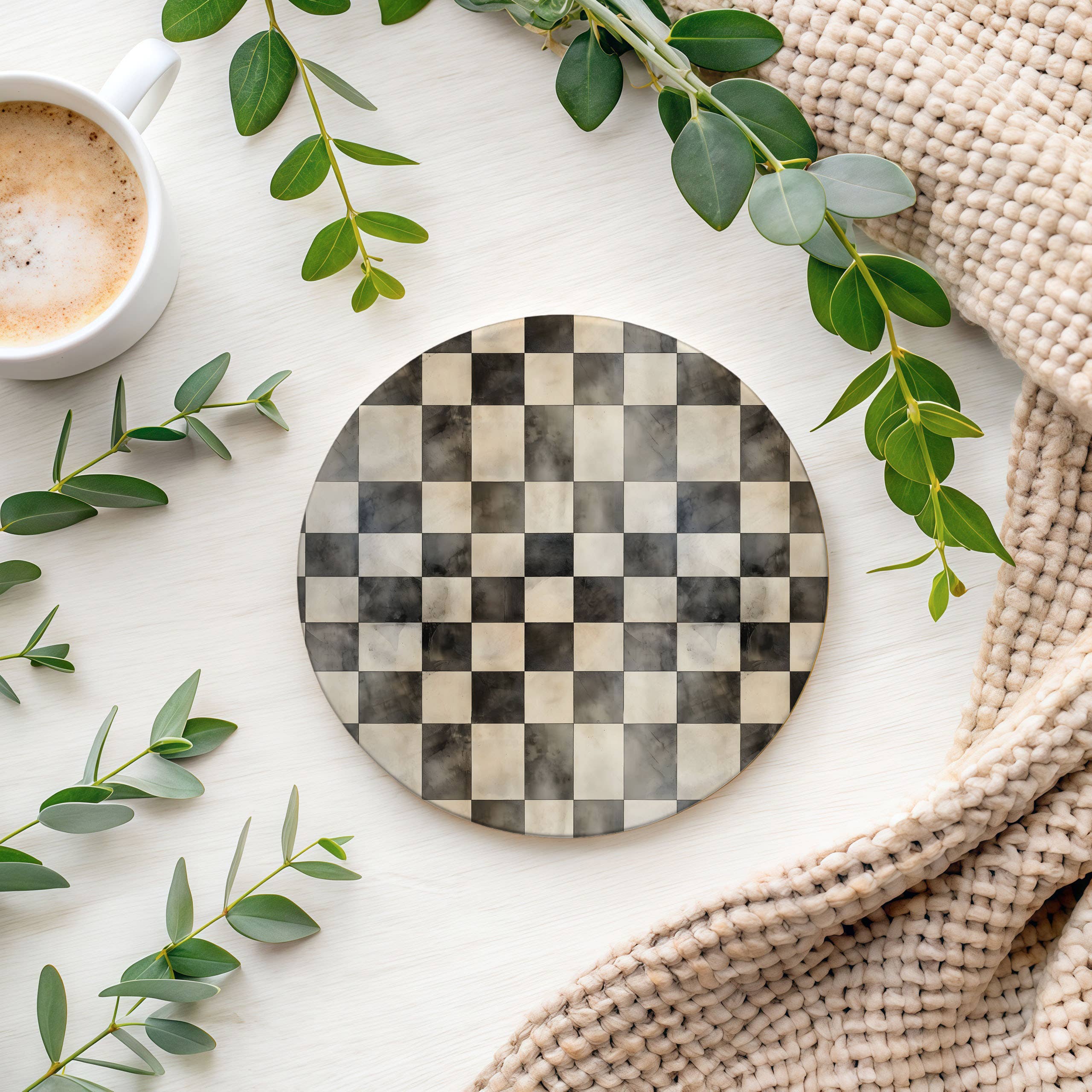 Gia Roma - Wholesale Decorative Tabletop Object - Blue Country Coaster Elegant Grandmillennial Blue Home Decor110