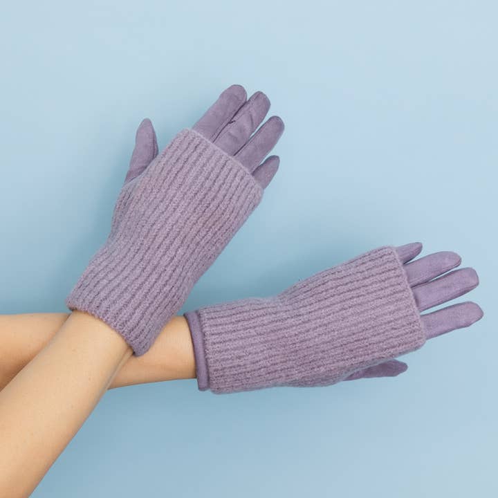 Leto Accessories - Wholesale Gloves - Women's - Cozy Knit Wool-Blend Touchscreen Gloves