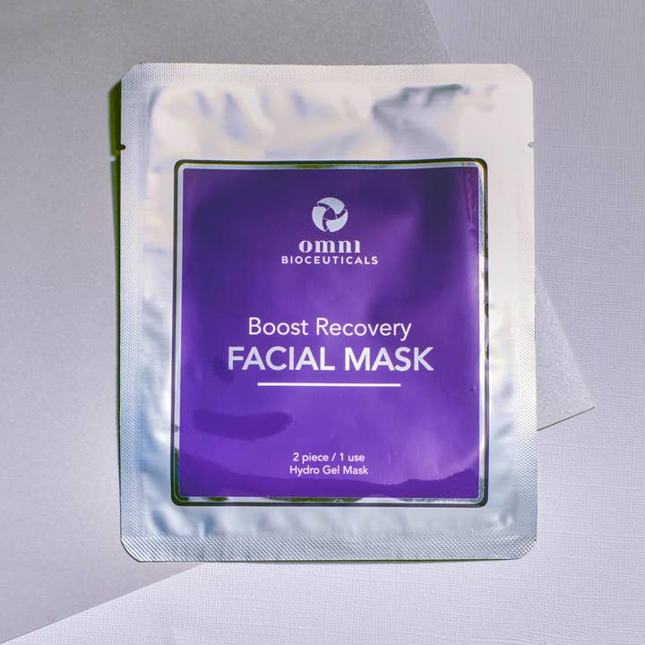 Boost Recovery Facial Mask - Single Use for wholesale by Omni Bioceutical Innovations