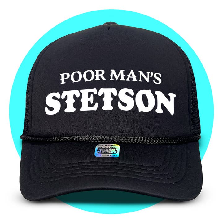 Trash Flowers Trucker Hats - Wholesale Trucker Hat - Unisex - Poor Man's Stetson Trucker Hat