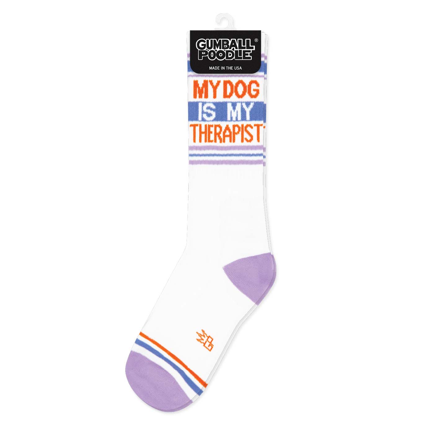 Gumball Poodle - Wholesale Socks - Unisex - My Dog Is My Therapist Gym Crew Socks - Dog Lover Gift2