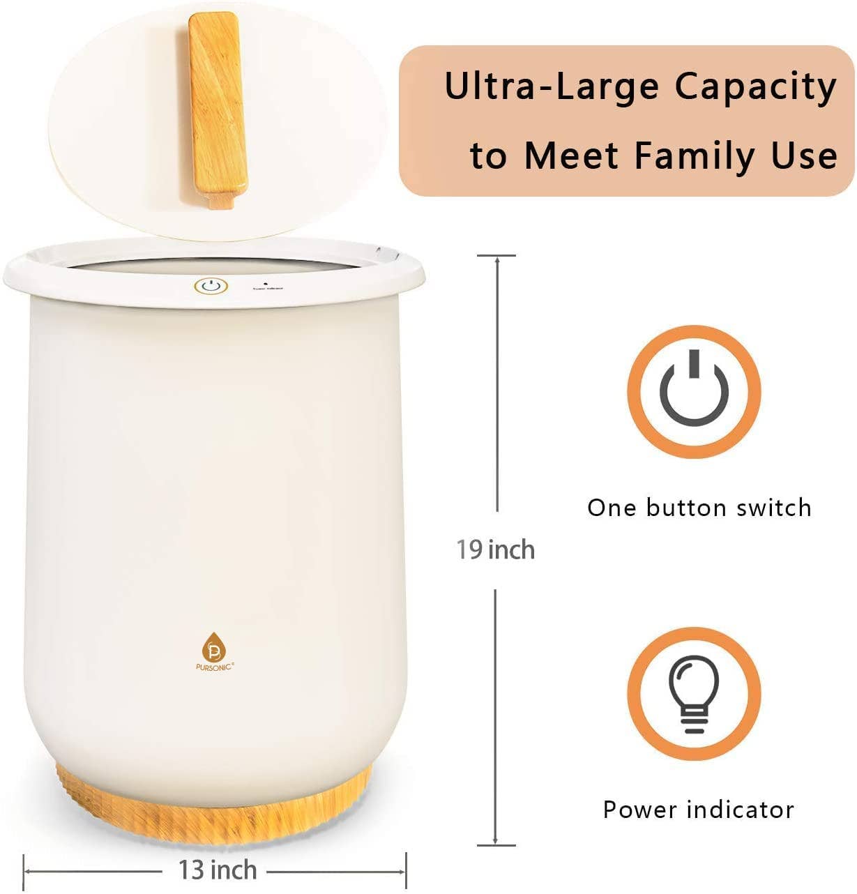 Pursonic - Vente Porte-serviette - Chauffe-serviettes seau de luxe2