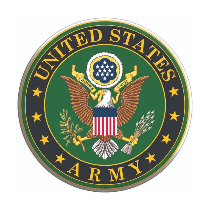 Magnet - United States Army Eagle Shield Banner Emblem 3" for wholesale by Square Deal Recordings & Supplies