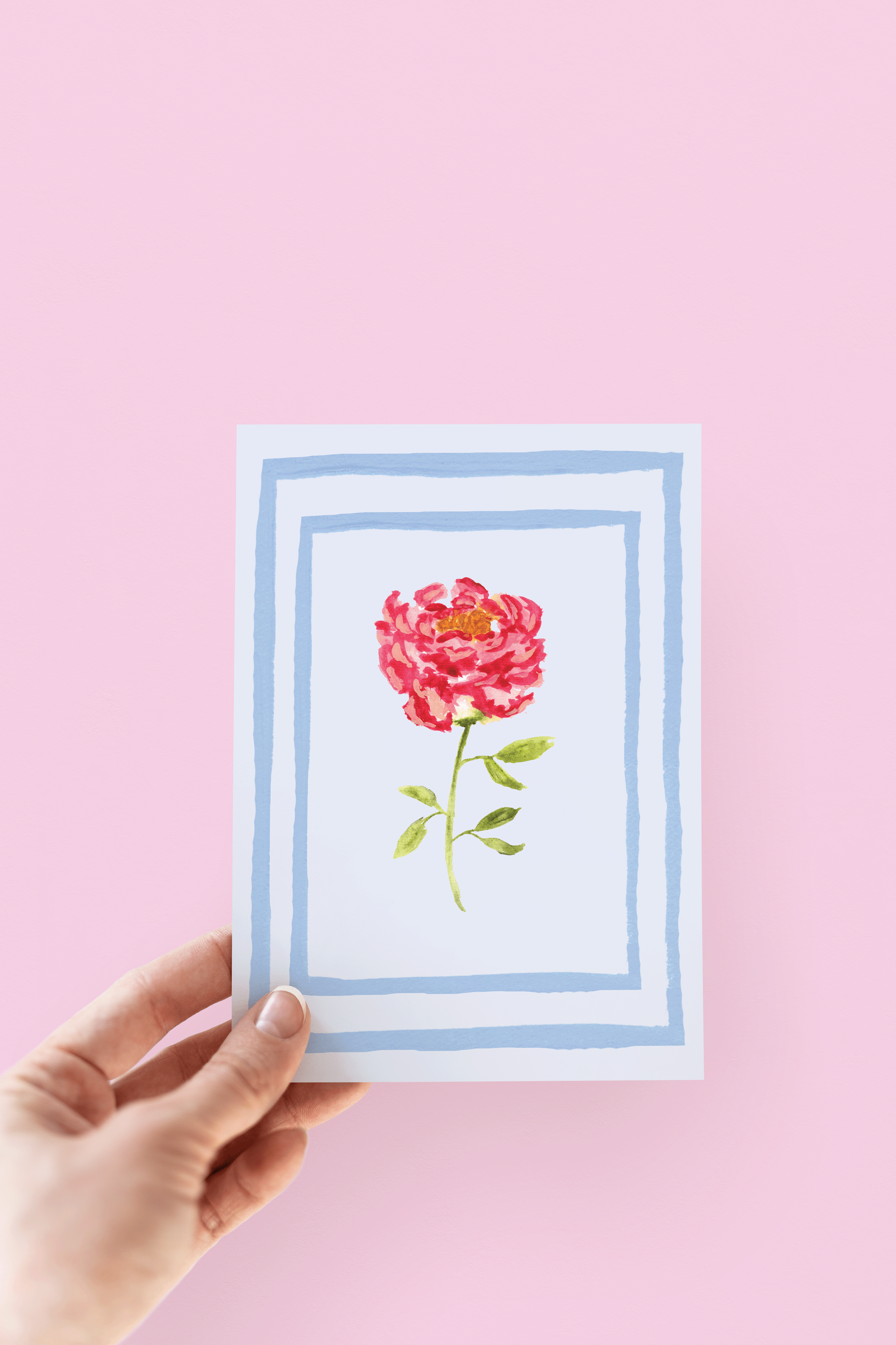 The Shelley Society - Wholesale Everyday Greeting Card - Precious Peony Flower Appreciation Friends Greeting Card1