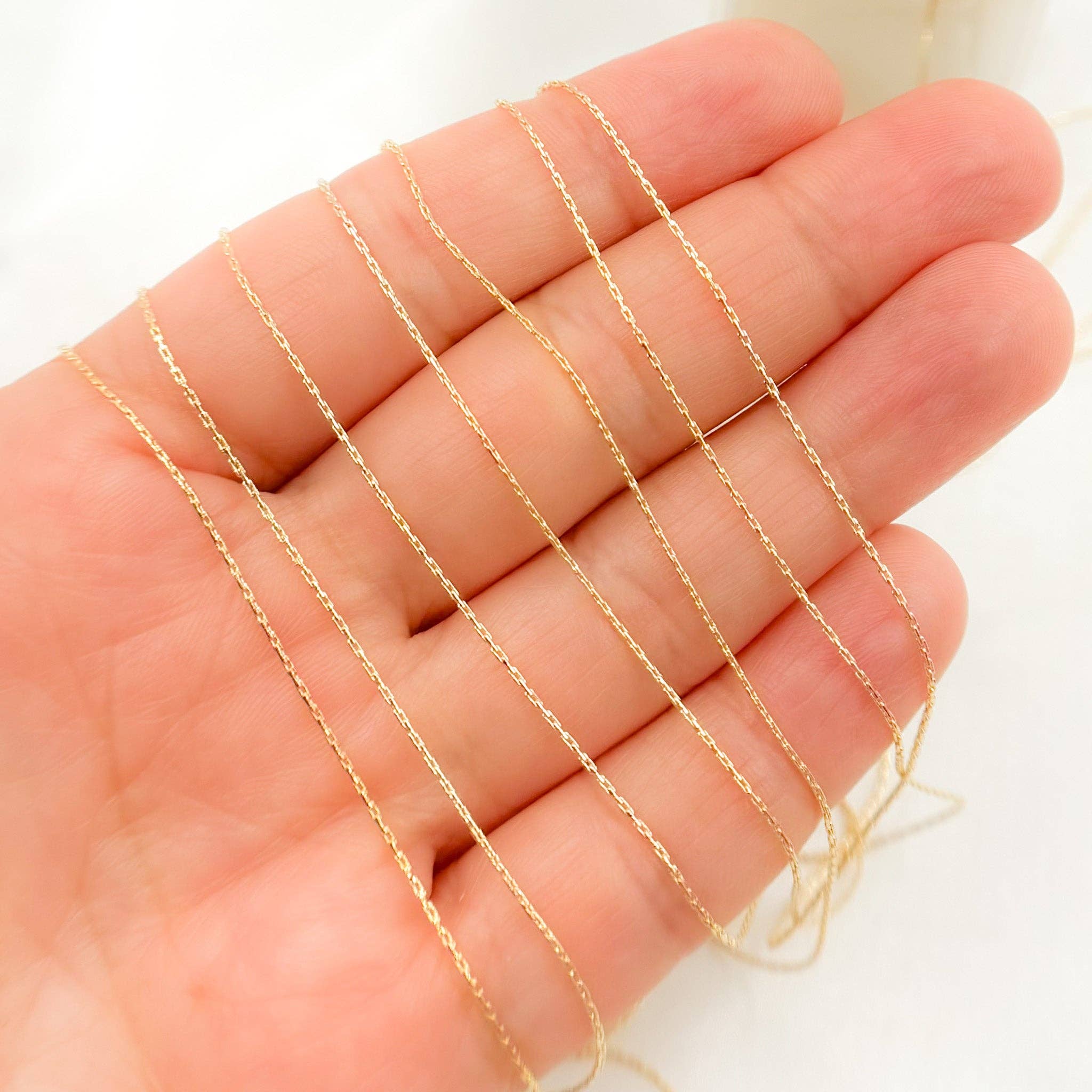 Jewels & Chains - Wholesale Link & Chain Necklace - 1285GF. 14K Gold-Filled Dainty Snake Chain2