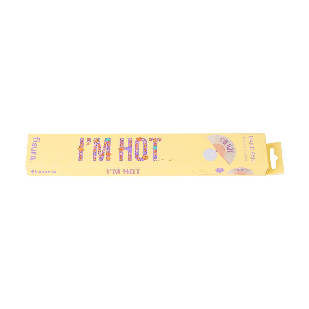 Fisura - Wholesale Handheld Folding Fan - "I'm hot" fan beads2