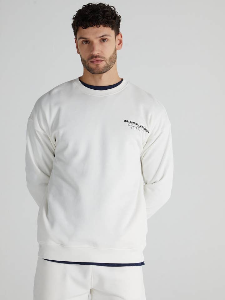 Original Sweatshirt -Paper White for wholesale by Original Creator