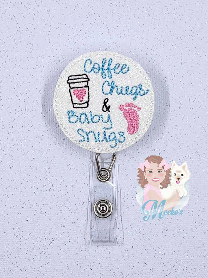 Nurse & Medical Staff Velcro Badge Reel with Clip and Topper for wholesale by Meeko’s Must Haves