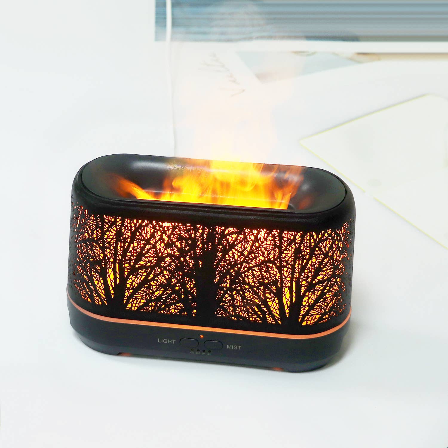 The Diabolical Gift People - Novelty Gifts, Christmas Gifts - Wholesale Electronic Diffuser - Aromatherapy Forest Flames - Electric Diffuser ScentIncluded