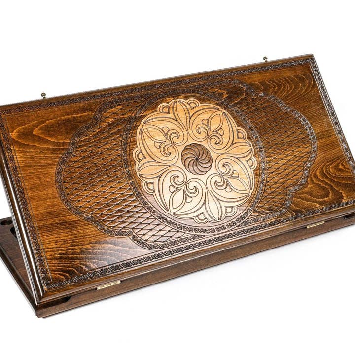 Backgammon Ornament Classic 24" x 24" x 2" for wholesale by Hrachya Ohanyan