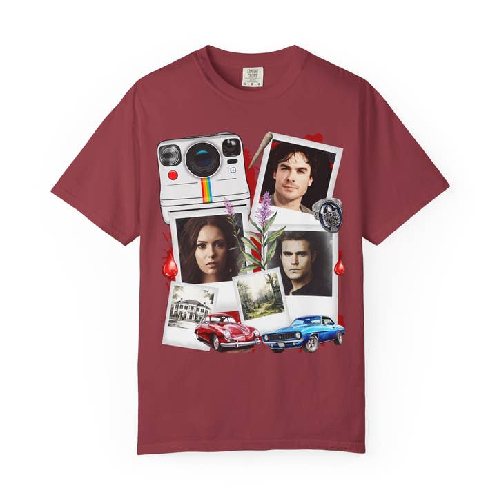 T-shirt collage photo de Vampire Diaries pour la vente par Apparel Crush