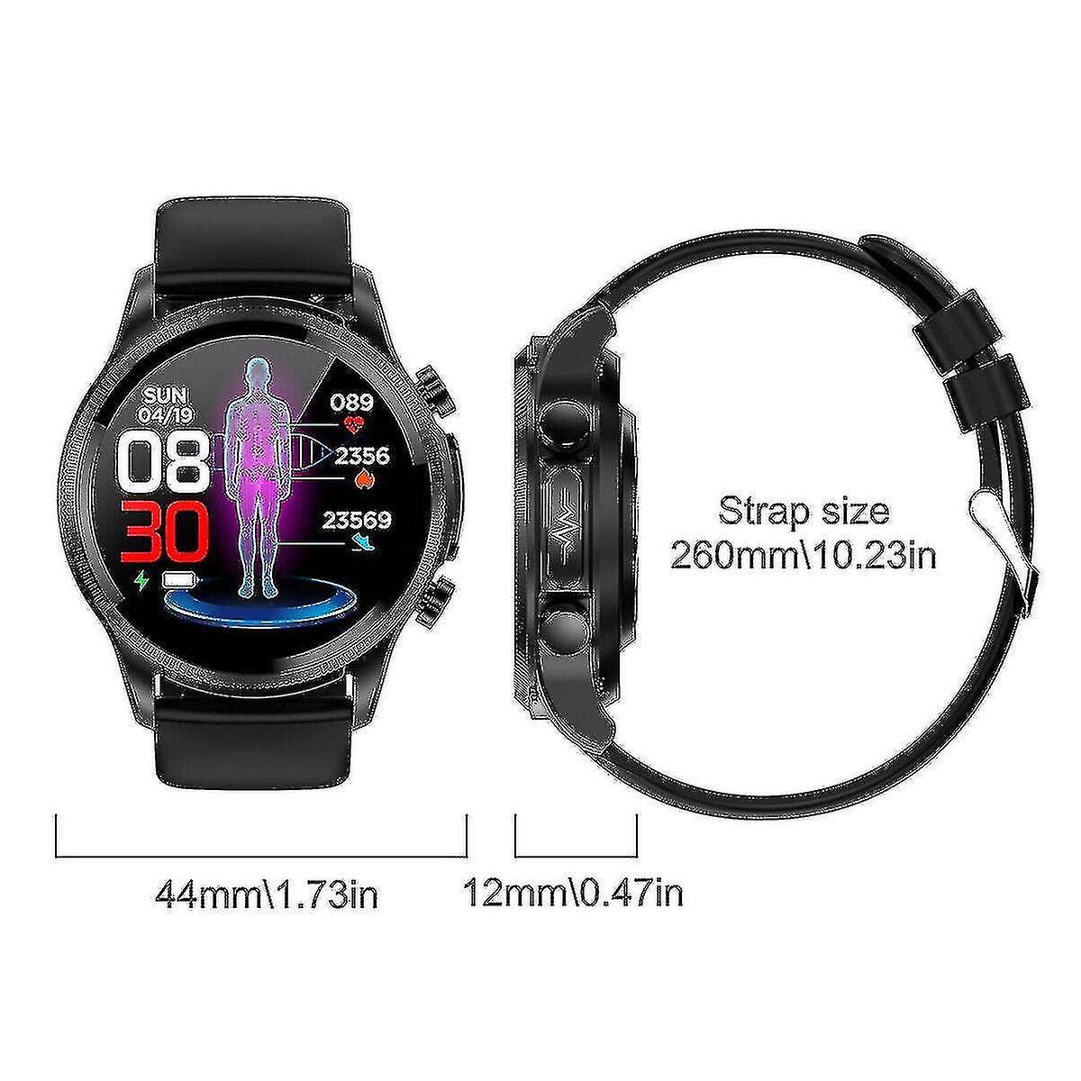 WoodWristCo – wholesale Wrist watch – Men's – Ecg+ppg Blood Glucose Smart Watch Men Blood Pressure Fitness Heart Rate Tracker4