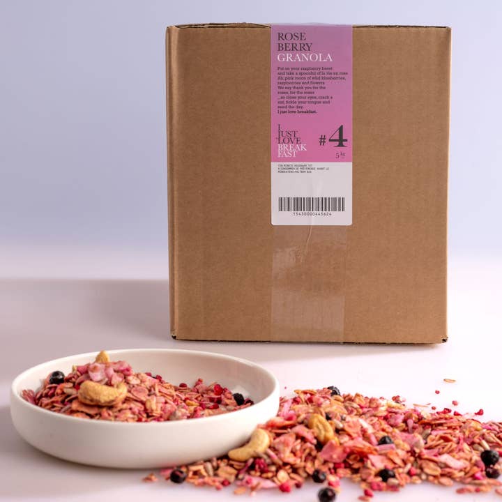 #4 Granola met rozenbessen 5 kg voor wholesale door i just love breakfast