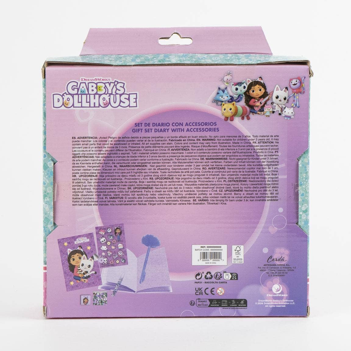 Mastoys, S.L. - Wholesale Stationery/Notecard Set - GABBY'S DOLLHOUSE DIARY SET - 27000017603
