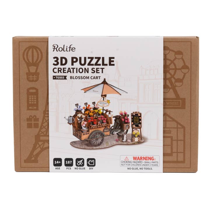 Robotime - Wholesale DIY Craft Kit - Blossom Cart