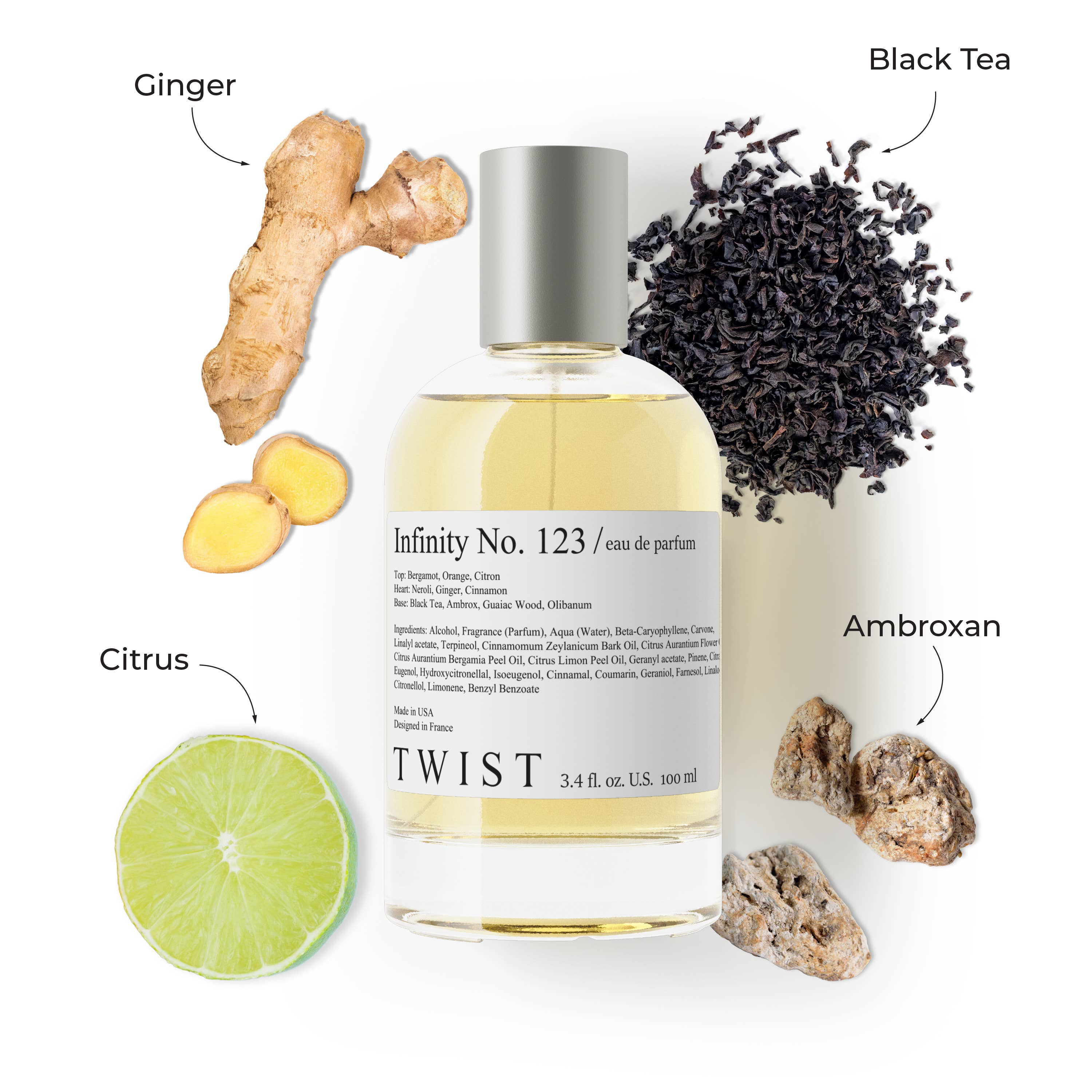 House of Twist – wholesale Parfymer/Eau de Toilette – Infinity No. 123 Parfym inspirerad av LV's fantasi, EDP 100 ml