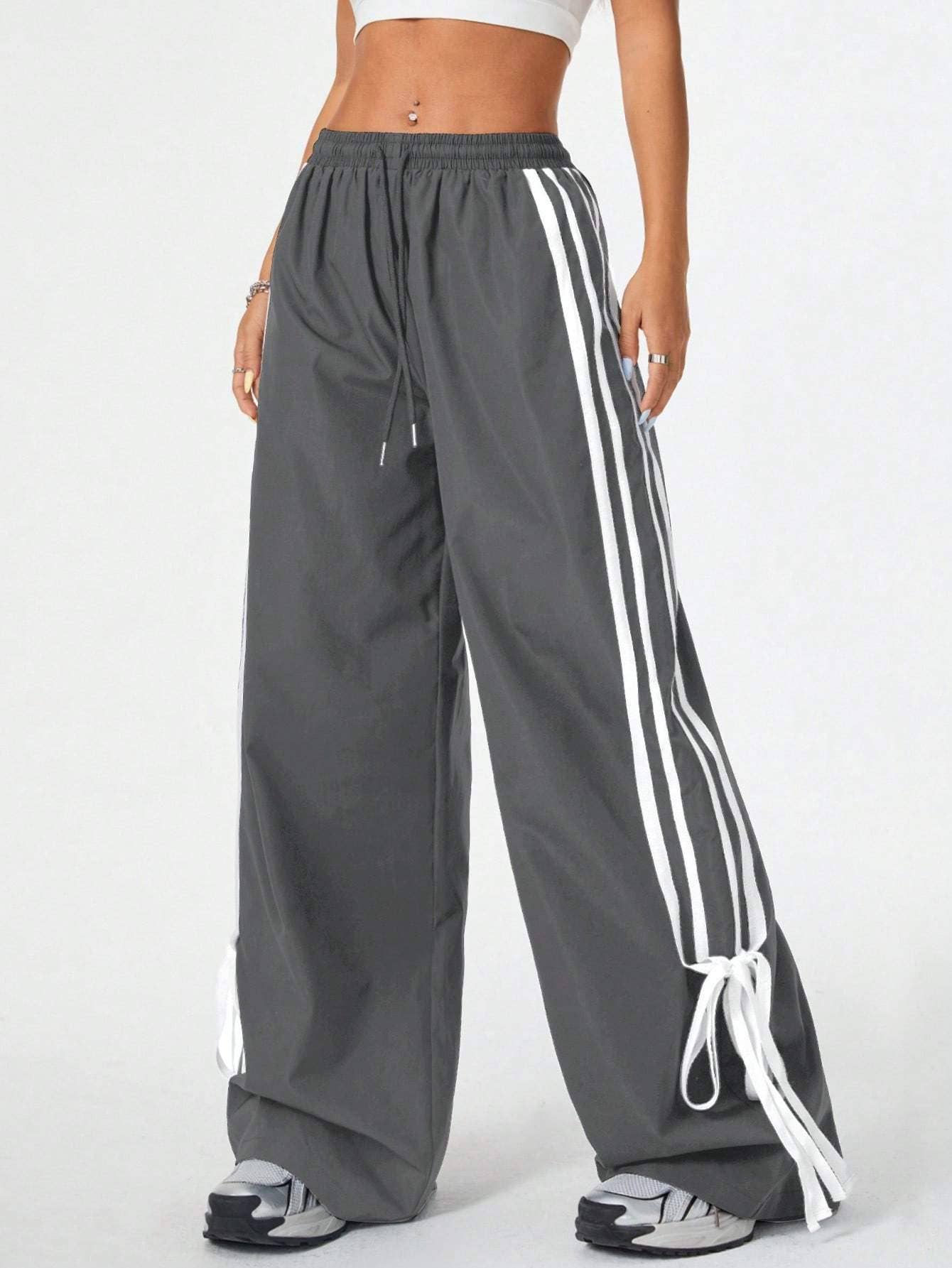 Queen Fashion - Wholesale Pants - Women's - tie waist bow decoration for sports and streetwear7