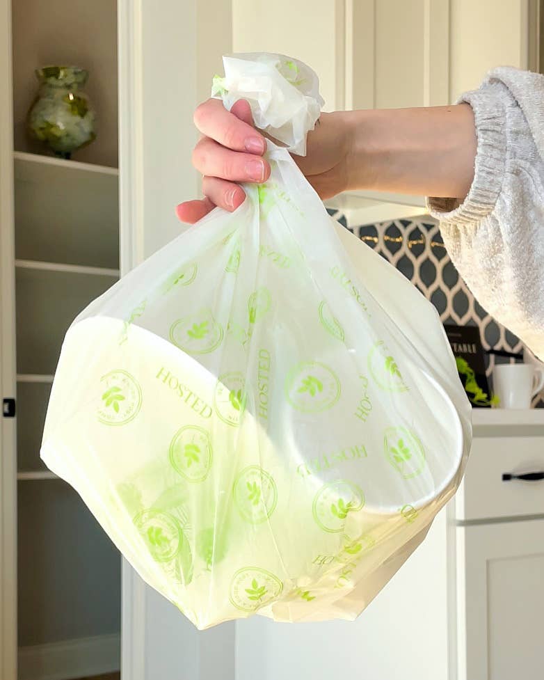 H O S T E D - Wholesale Trashcan/Trash Bin - Compostable Trash Bags, 3 Gallon, 50 Pack3