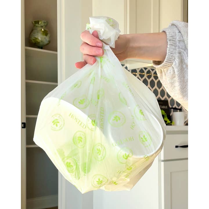 H O S T E D - Wholesale Trashcan/Trash Bin - Compostable Trash Bags, 3 Gallon, 50 Pack3