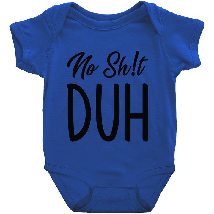 Kein Scheiß, Duh Kurzarm-Design 1 für den Großhandel von Potty Mouth Tots