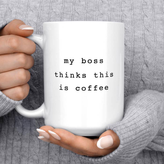 Funny Boss Coffee Mug 15oz for wholesale by Melody Press Co.