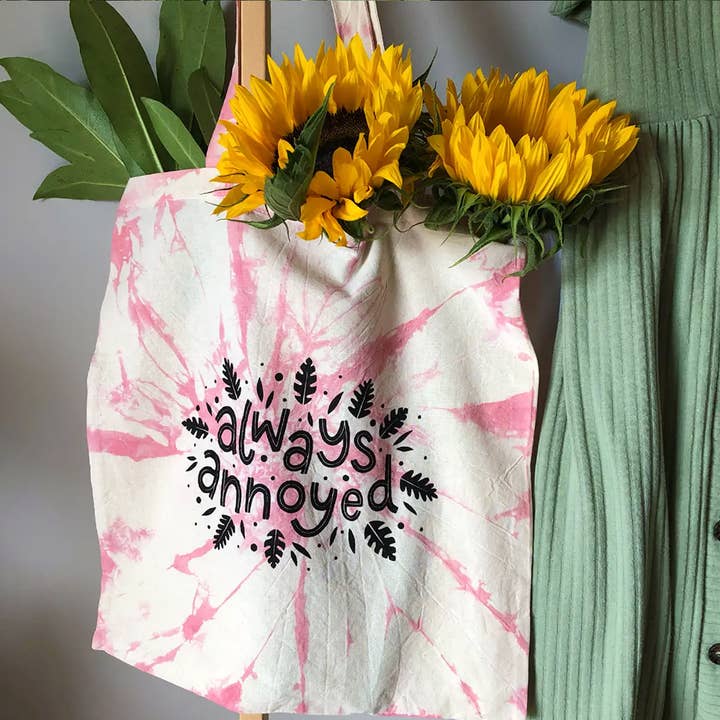 Not Perfect – Always Annoyed Tote Bag for wholesale by Clare Lewis Illustration