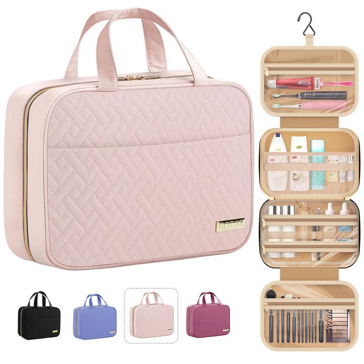 ACCITY - Wholesale Toiletry Bag - Women's - SPACIOUS TOILETRY BAG AND COSMETIC BAG WITH HOOK_CWAB23571