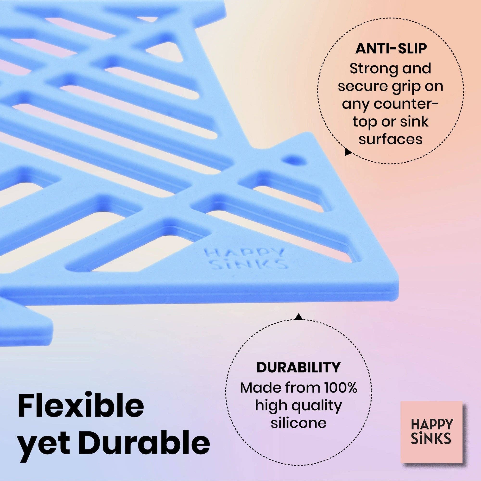 HAPPY SiNKS - Wholesale Sink Strainer/Stopper - Kitchen Sink Mat - Silicone17