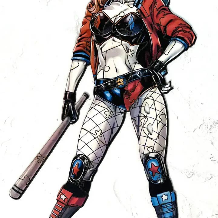 Max Woody™ - Wholesale Puzzle - Kids - Wood Jigsaw Puzzle The Harley Quinn L Size 120 pcs