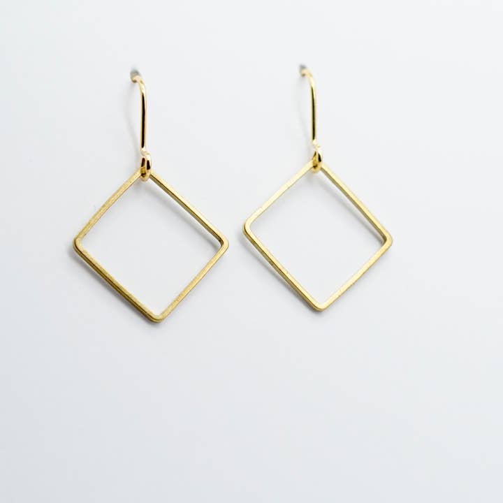 Simplicity Collection | Square Earrings for wholesale by Copper Bee